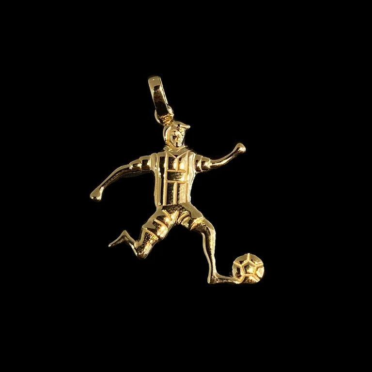 Fußballer - Anhänger in 585 Gold