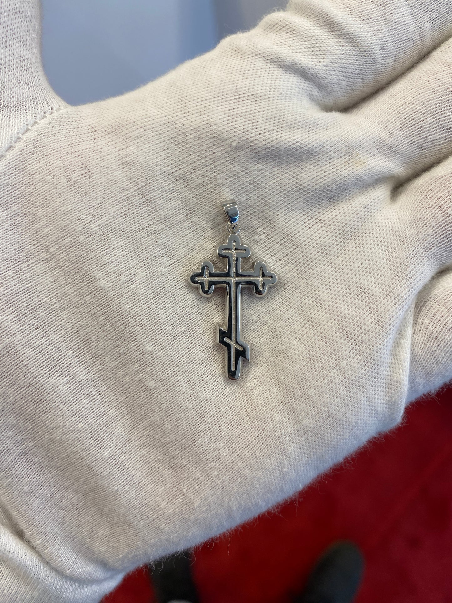Kreuz Anhänger in 925 Silber