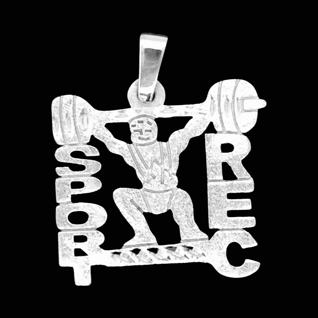 SportRec. - Anhänger in 925 Silber