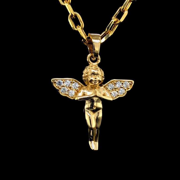 Engel 2.0 - Anhänger in 585 Gold