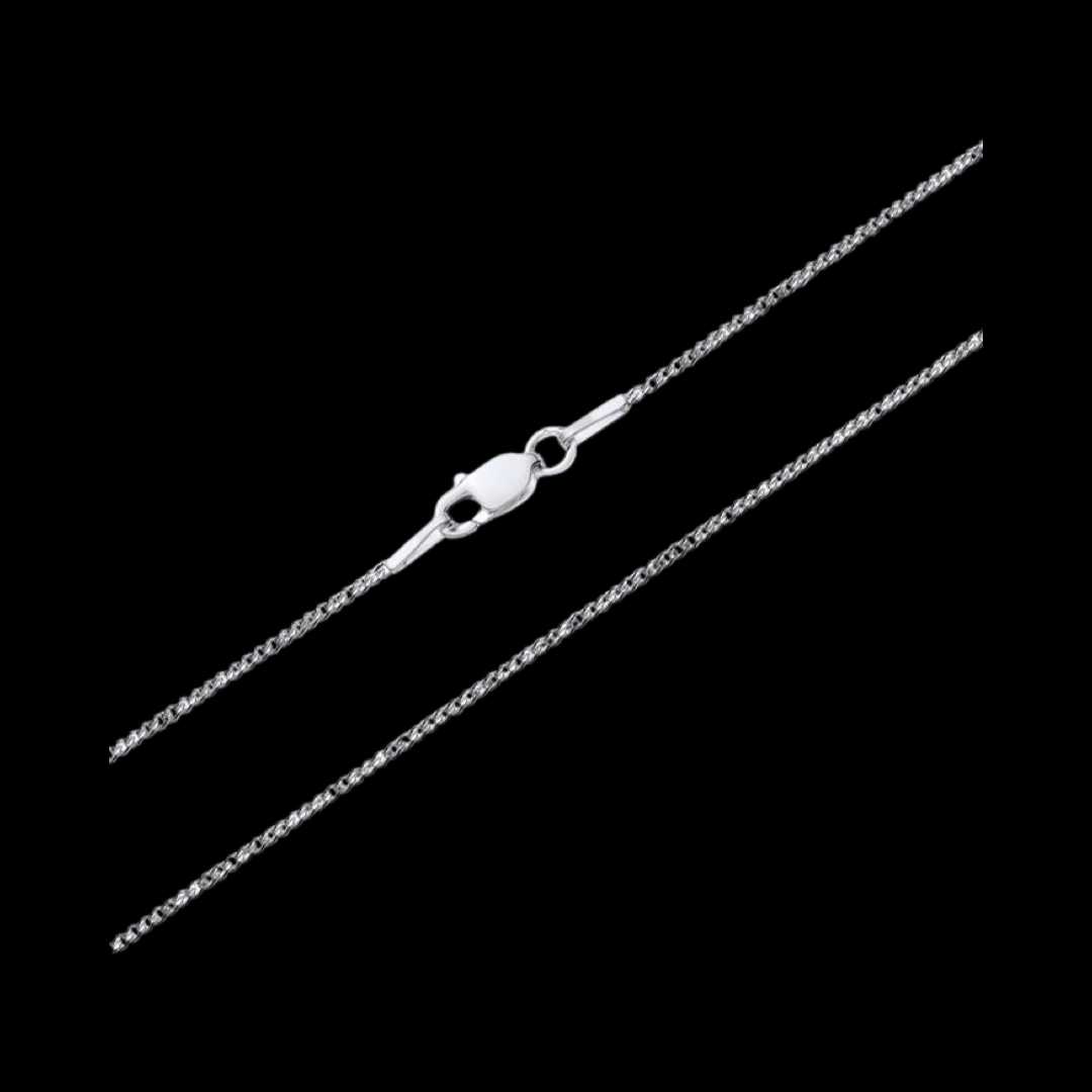 Panzerkette - Halskette in 925 Silber