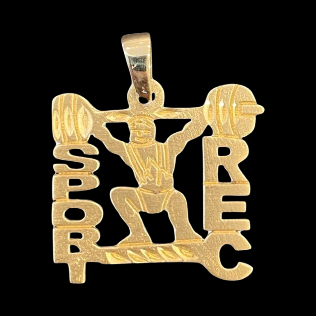 SportRec. - Anhänger in 585 Gold