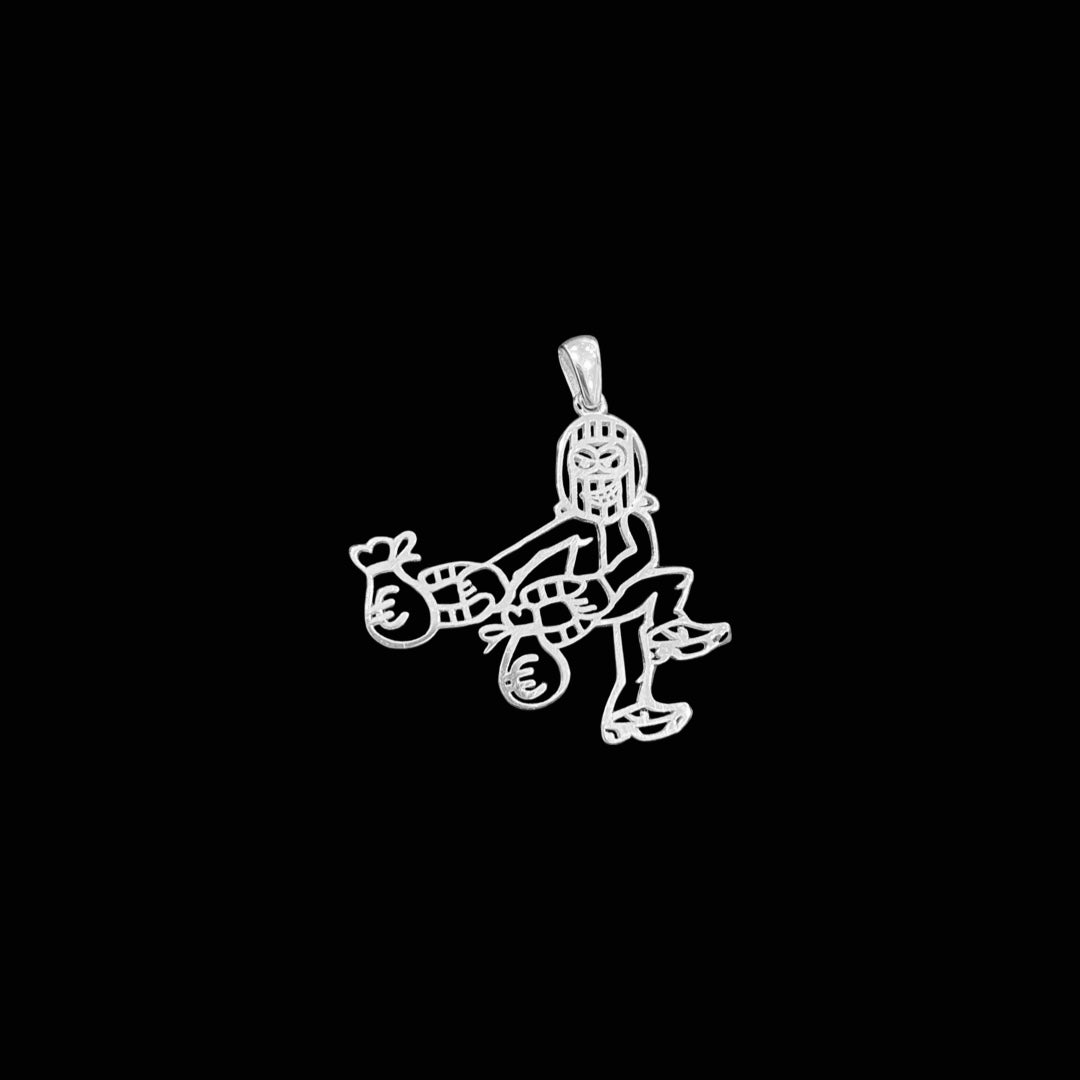 Money Magnet - Anhänger in 925 Silber