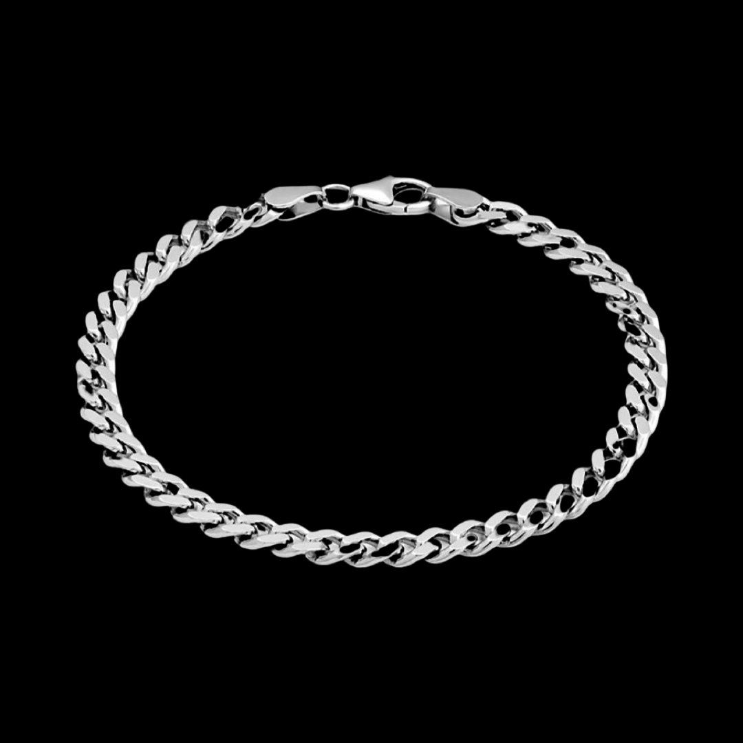 Panzerkette - Armband in 925 Silber