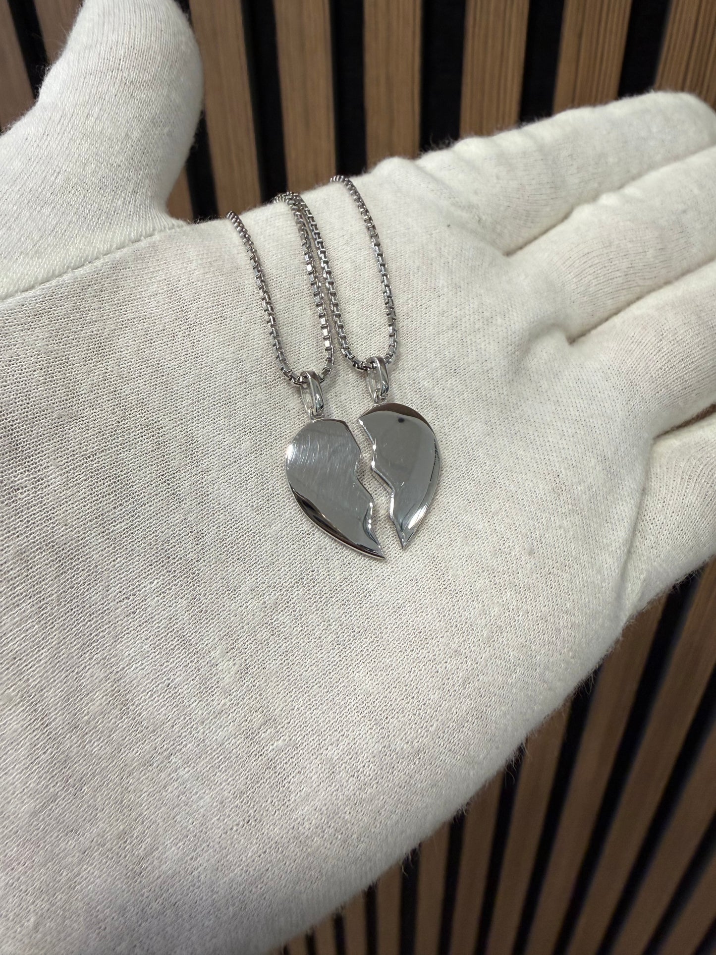 Seelenhälfte Anhänger in 925 Silber