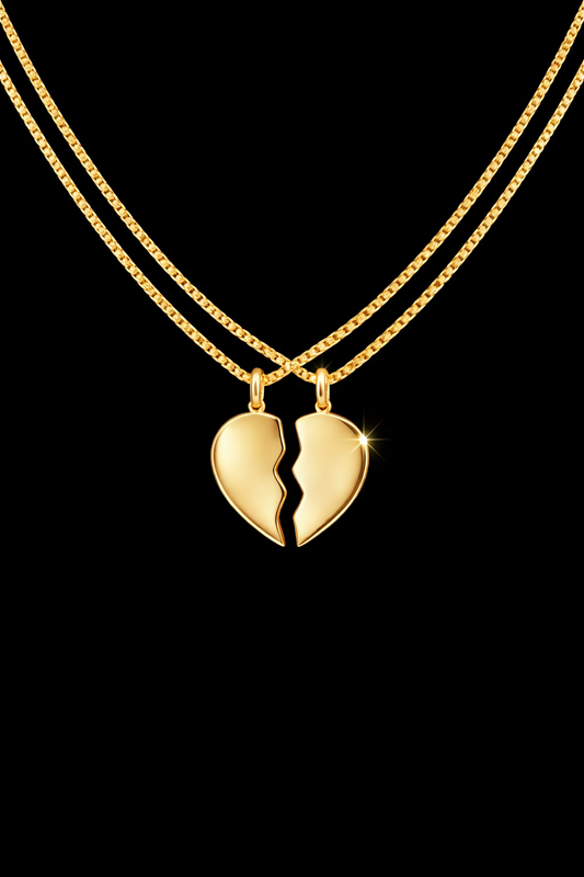 Seelenhälfte Anhänger in 585 Gold