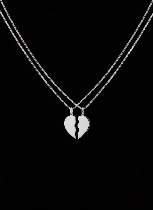 Seelenhälfte Anhänger in 925 Silber